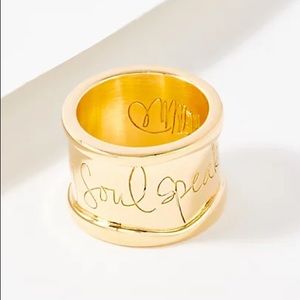 Shawn's "Hear My Soul Speak" 14K Gold Plated Ring